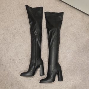 Black Over-the-Knee Boots
